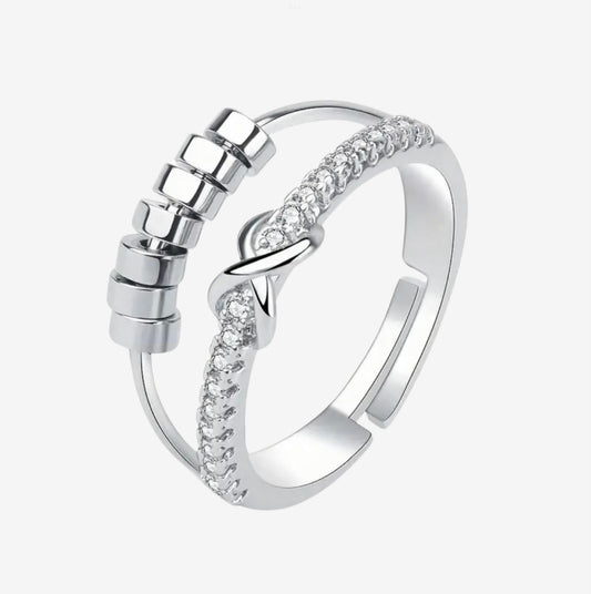 Sparkle Serenity Spinner Ring